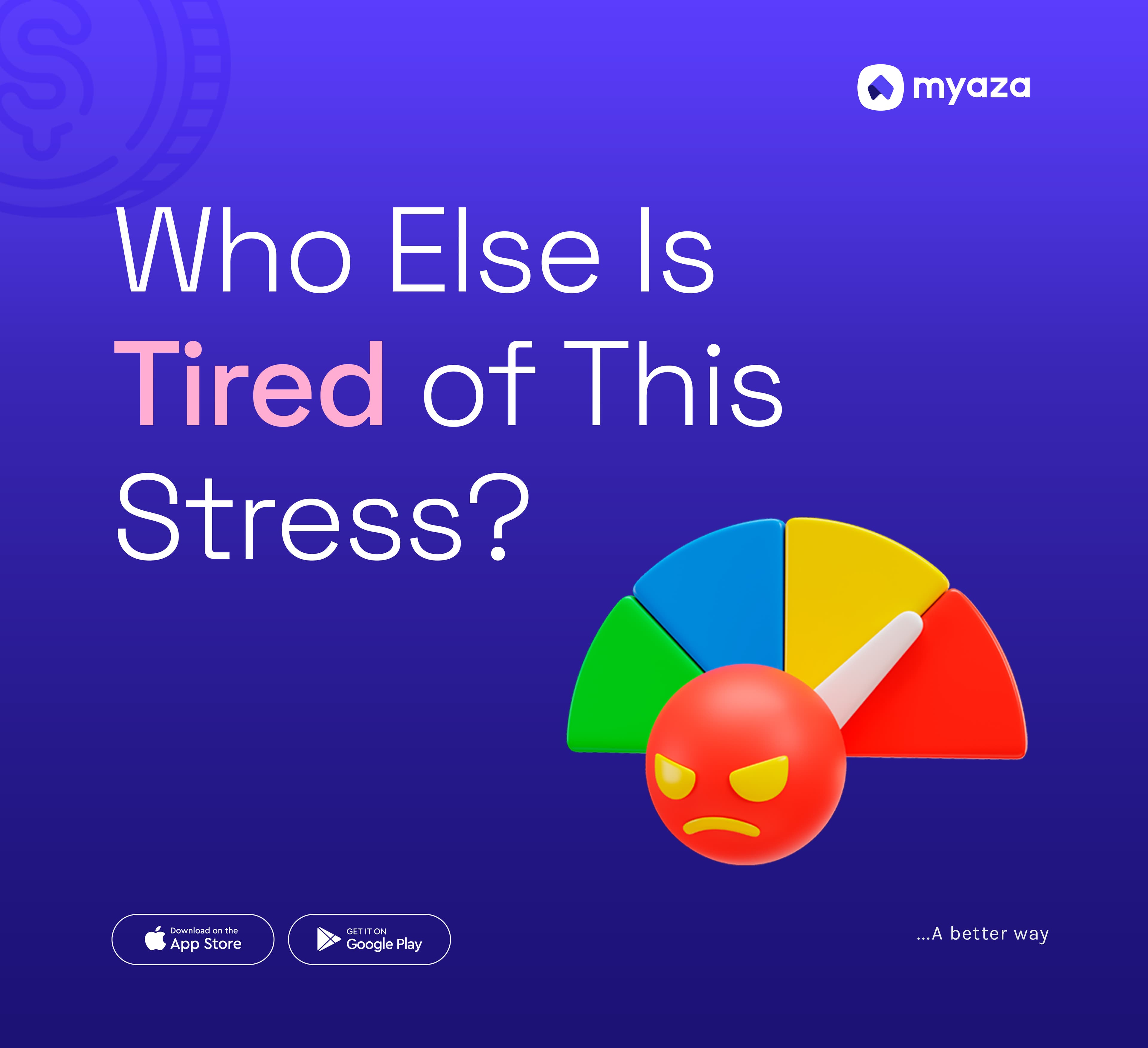 Who Else Is Tired of This Stress?