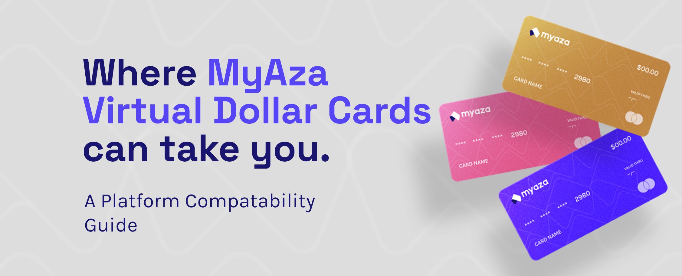 Where Myaza Virtual Dollar Cards Can Take You: A Platform Compatibility Guide